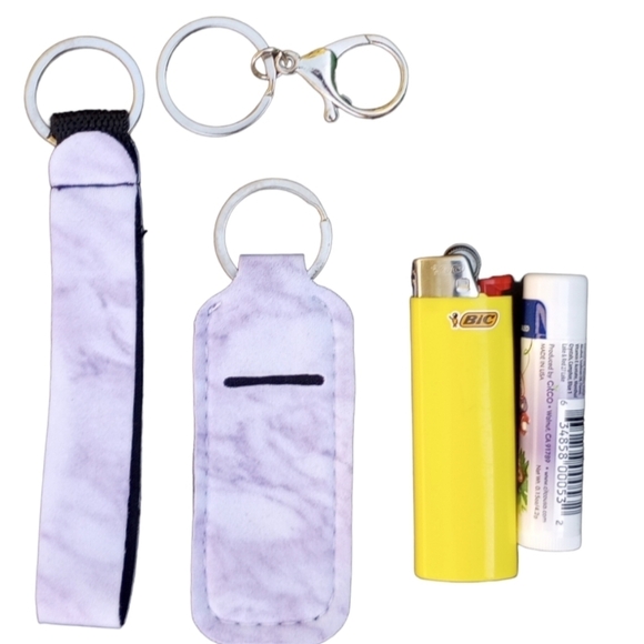 5/$25 Wrist Lanyard Strap Lip Balm Holder Keychain Lipstick Lighter Anim… - Picture 11 of 16